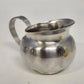 Oneida 18/8 Stainless Steel Creamer & Lidded Sugar Bowl Set Silver Japan MCM Vtg
