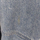 Together! Denim Batwing Jacket Missy S Gold Buttons Lace Trim 1980s Vintage
