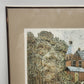 Elaine Wallace Castle House Framed Print Pastoral 27.5" Artist Proof Signed