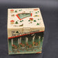 Set Of 4 Hi-Ball Glasses 11oz 5.5" by The Joy Of Christmas Carlton Glass USA NOS