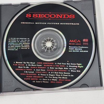 Set 4 CDs Original Movie Soundtrack Top Gun FORREST GUMP Eight Seconds TITANIC