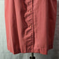 Austin Hill Coral Skirt Prairie Style Button Front Size 8 with Patch Pockets