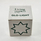 Living Home by Zrike Snowflake Design Glo-Light Ceramic Tea Candle Holder NOS