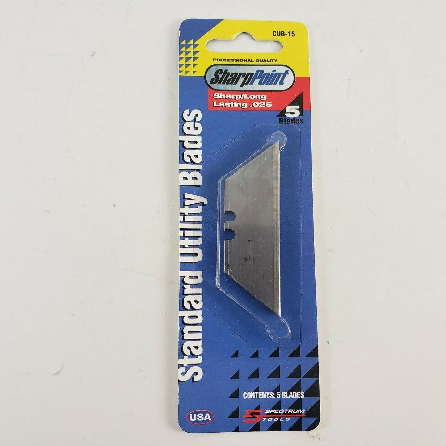 Standard Utility Blades 5 Pack USA 2.375 Inch Steel