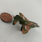 Tootsie Green Camo Toy Metal F-4 Phantom Fighter Jet Aircraft 2½"