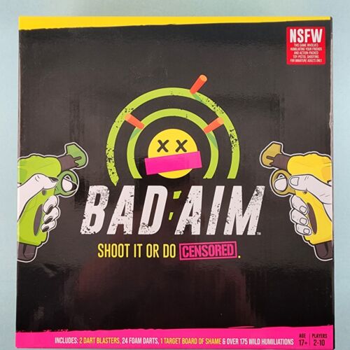 Bad Aim Shoot it Or Do CENSORED An Adult Party Game for Immature Adults Sealed