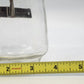 Federal Housewares Glass Food Chopper Yellow Lid Manual 10" Vintage Kitchen Tool