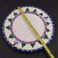 Dinner Plate Present Tense Italy Snowman Christmas Tree Hand Painted 10.5 Cerami