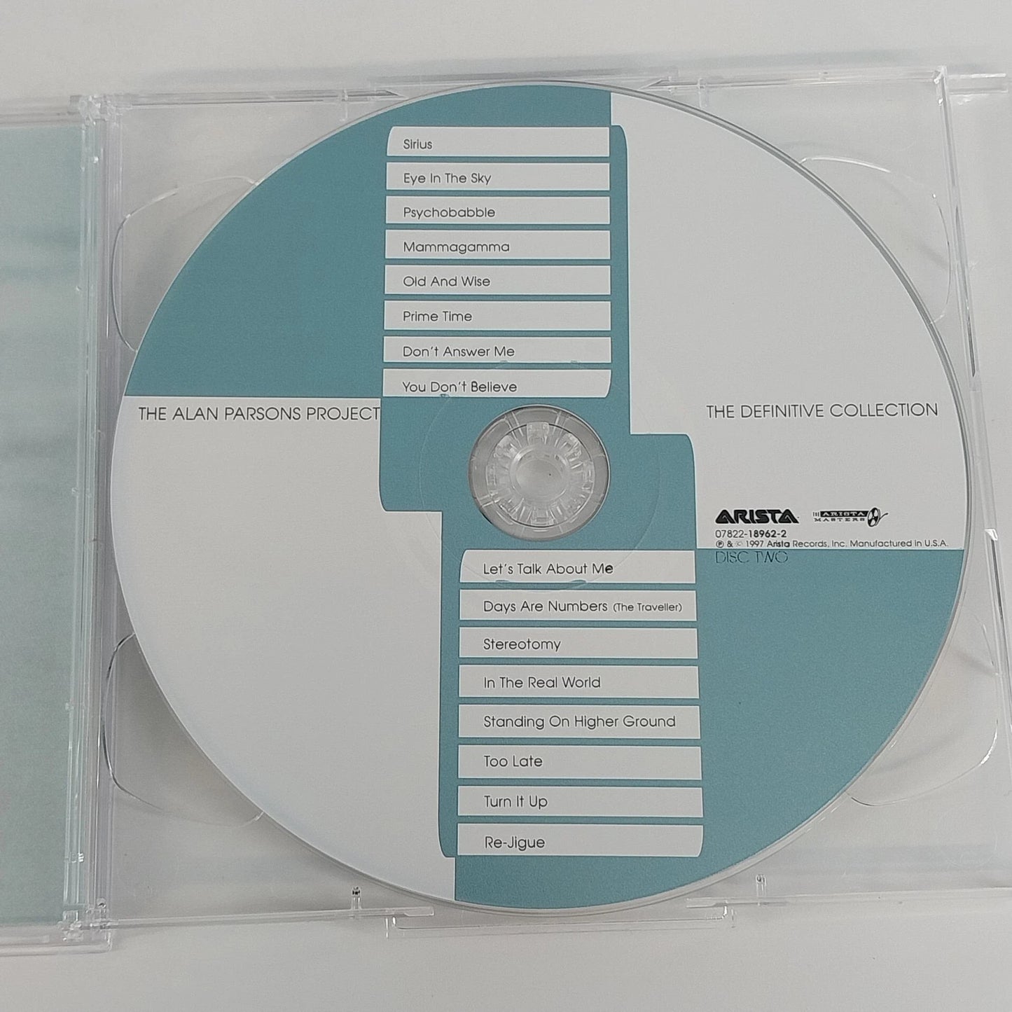 Alan Parsons Project Definitive Collection 2 CD 1997 Greatest Hits Compilation
