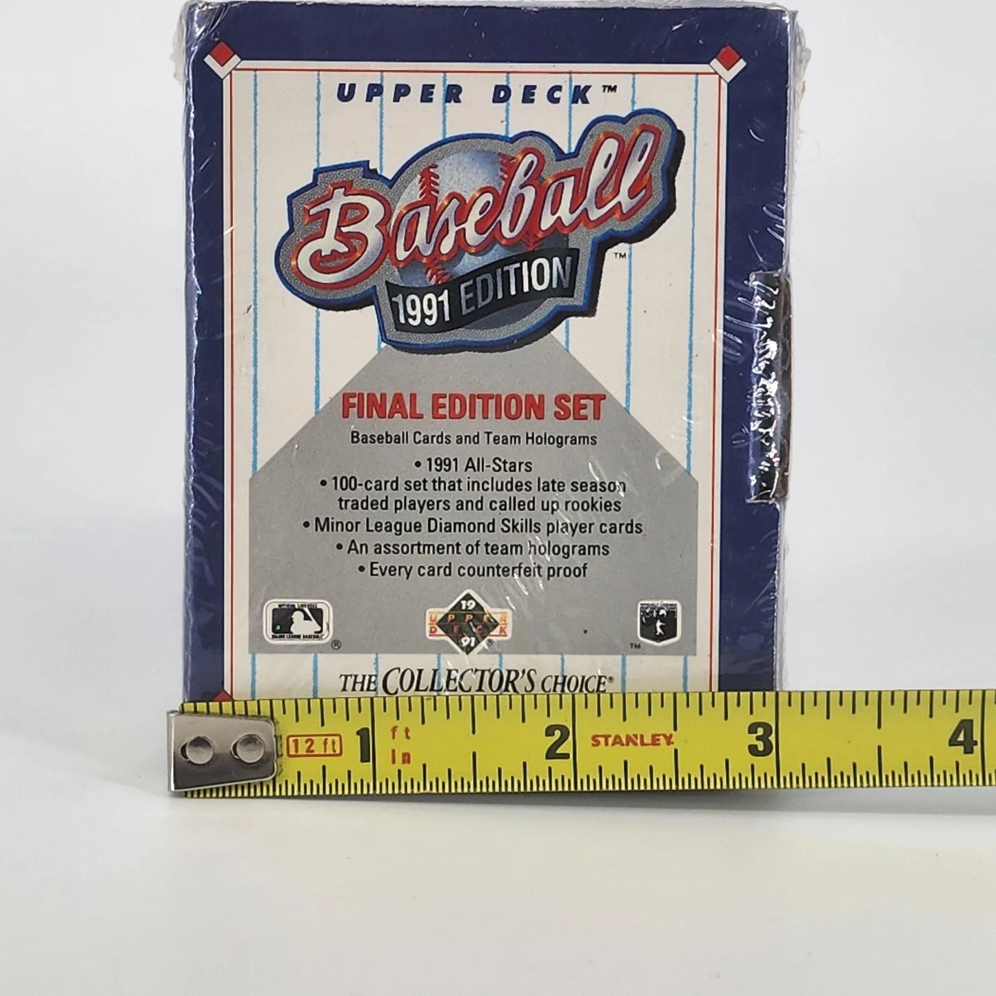 1991 Upper Deck Baseball Cards Final Edition Set Complete New Sealed 100 Cards