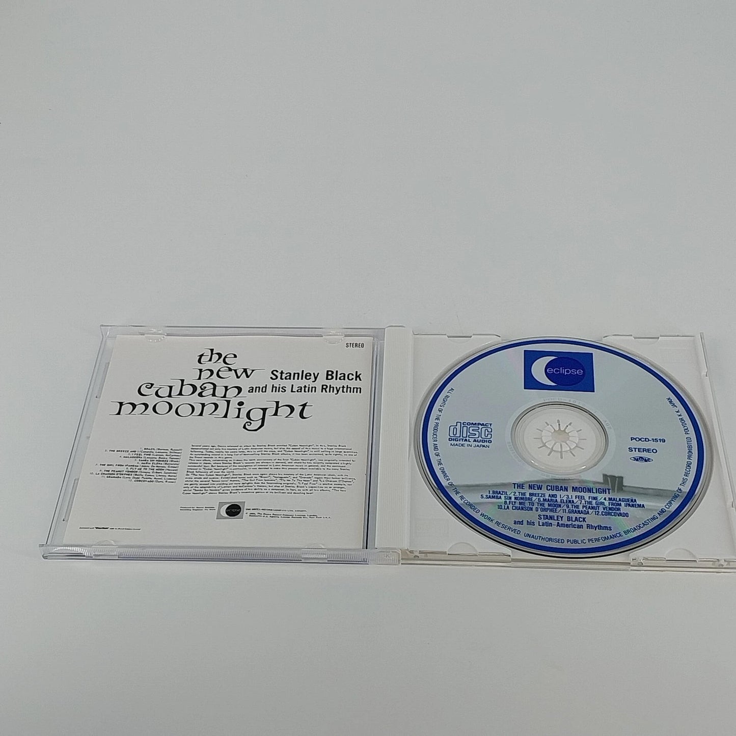 Stanley Black New Cuban Moonlight CD Japan POCD-1519 Latin Easy Listening