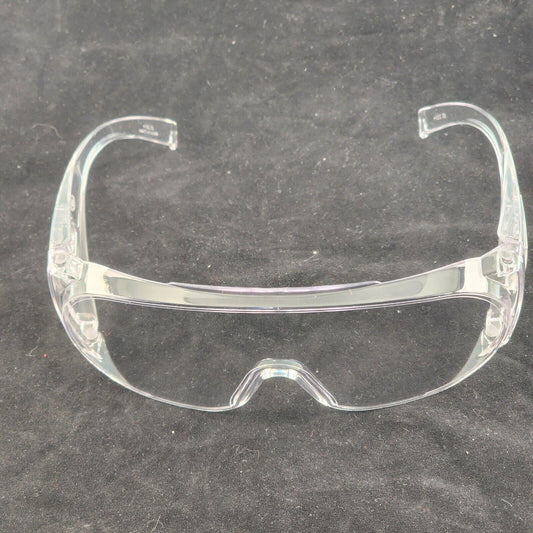 ERB Spec Visitor Safety Glasses OTG Fits over Most Rx Glasses UV Protection Z87+ (Clear, Clear)