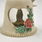 Anchor Hocking Milk Glass Bud Vase Stars & Bars Snowflake 9"