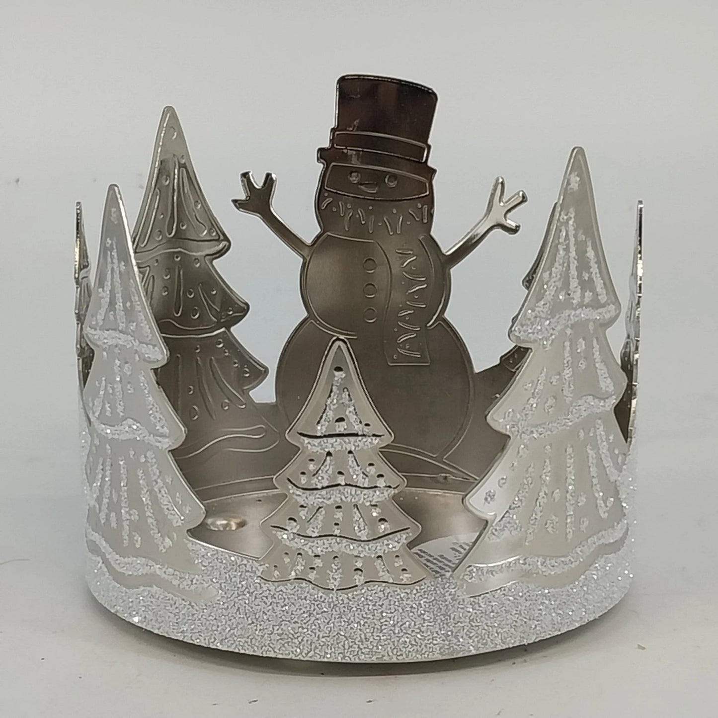Bath and Body Works Snowman 3 Wick Candle Holder Sleeve