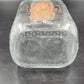 Kroger Orange Juice 64 Oz Empty Glass Bottle ACL Label Original Cap 2 Quart Vtg