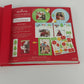 Hallmark Christmas Tis the Season Instant Scrapbook 20 Pages 6" x 6" Red New
