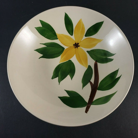 Stetson Golden Jasmine 9" Round Vegetable Bowl 1950s Hand Painted USA Vintage