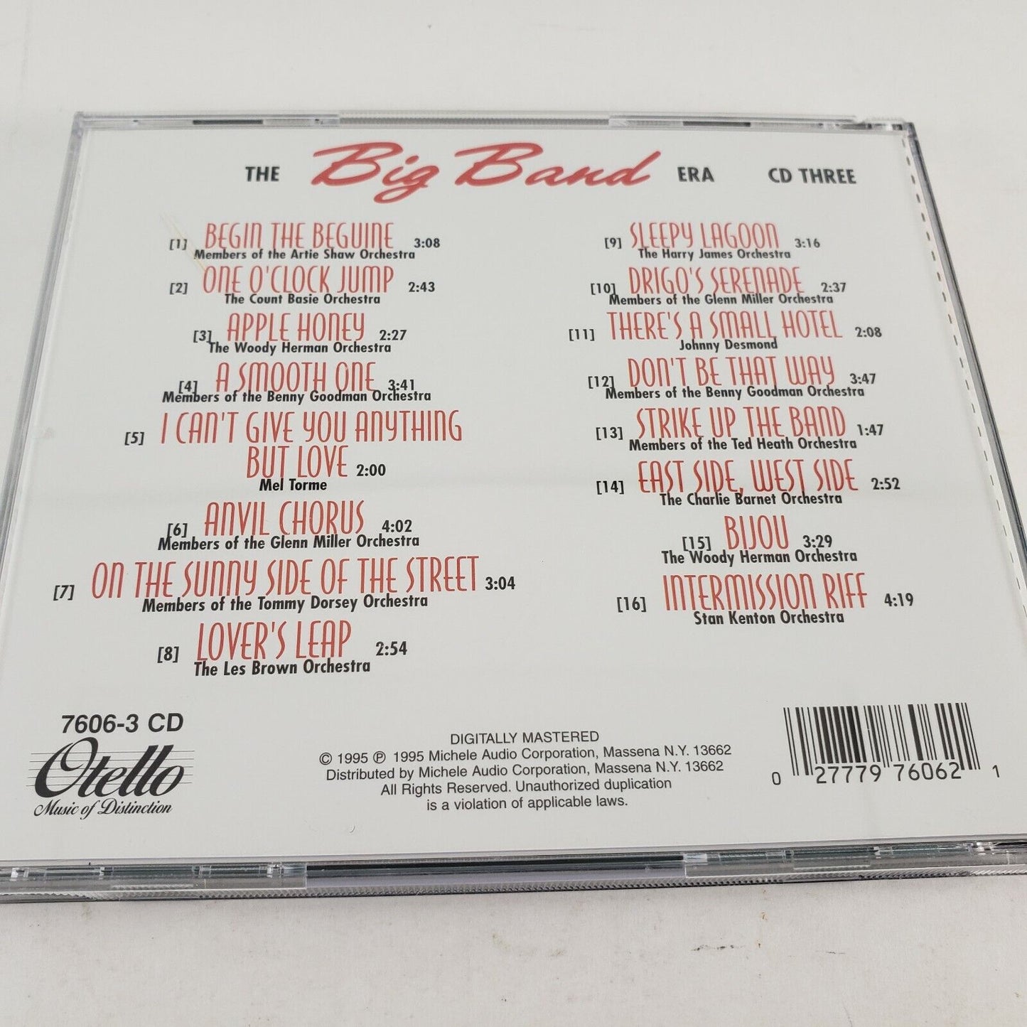 The Big Band Era 48 Classics 3CD Set Goodman Miller Ellington Basie Herman James