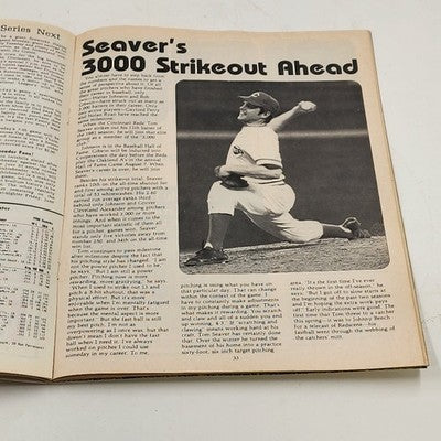 Cincinnati Reds 1981 Scorebook Tom Hume Top Fireman Cover MLB Baseball Complete