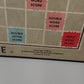 Scrabble Game Board Only 1948 Maroon Back Replacement Board 14" x 14" USA Vtg