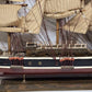 Assembled Model Cutty Sark Clipper Ship Wood Construction Canvas Sails 30" Long