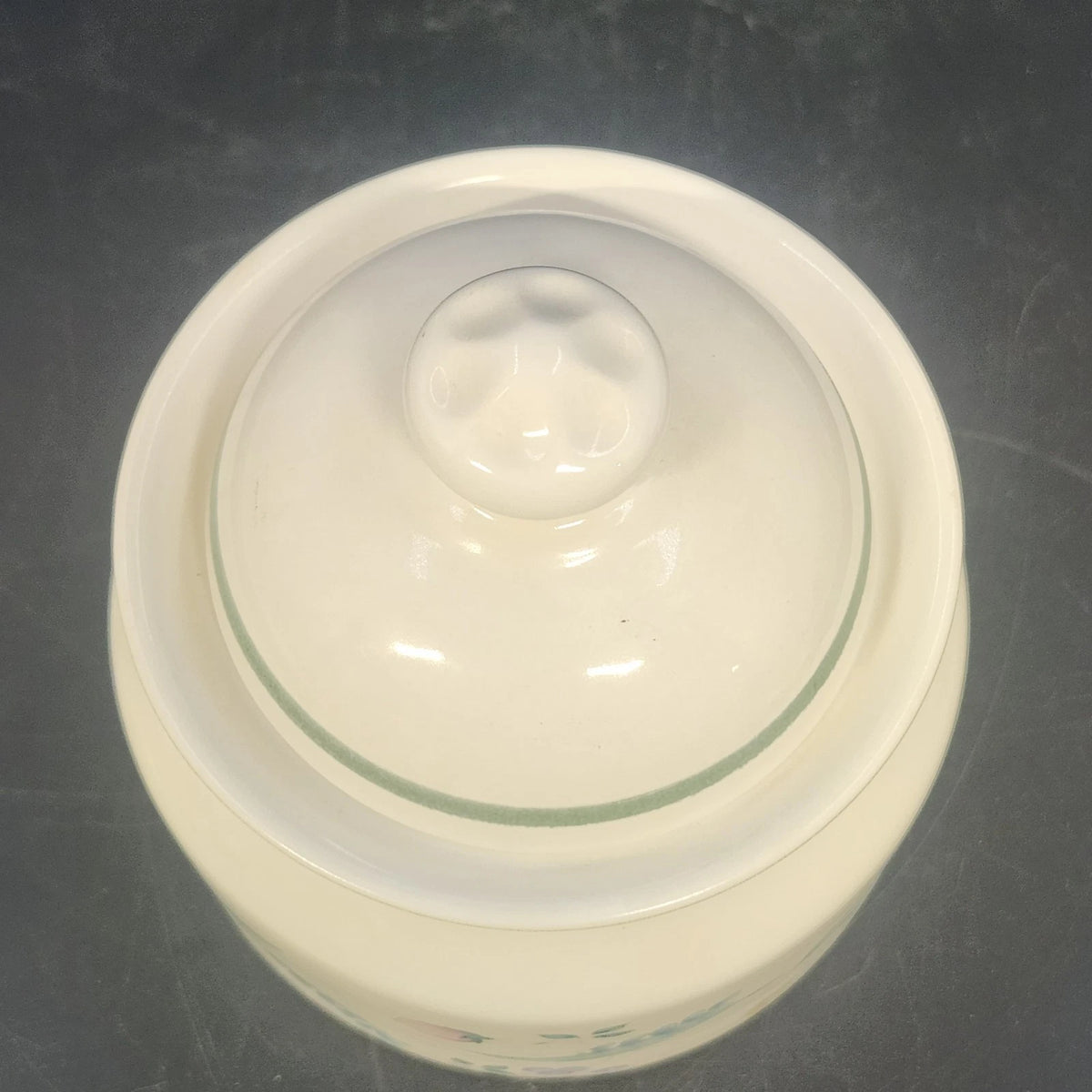 Pfaltzgraff April Sugar Bowl with Domed Lid 4.5" Floral Ceramic Stoneware USA
