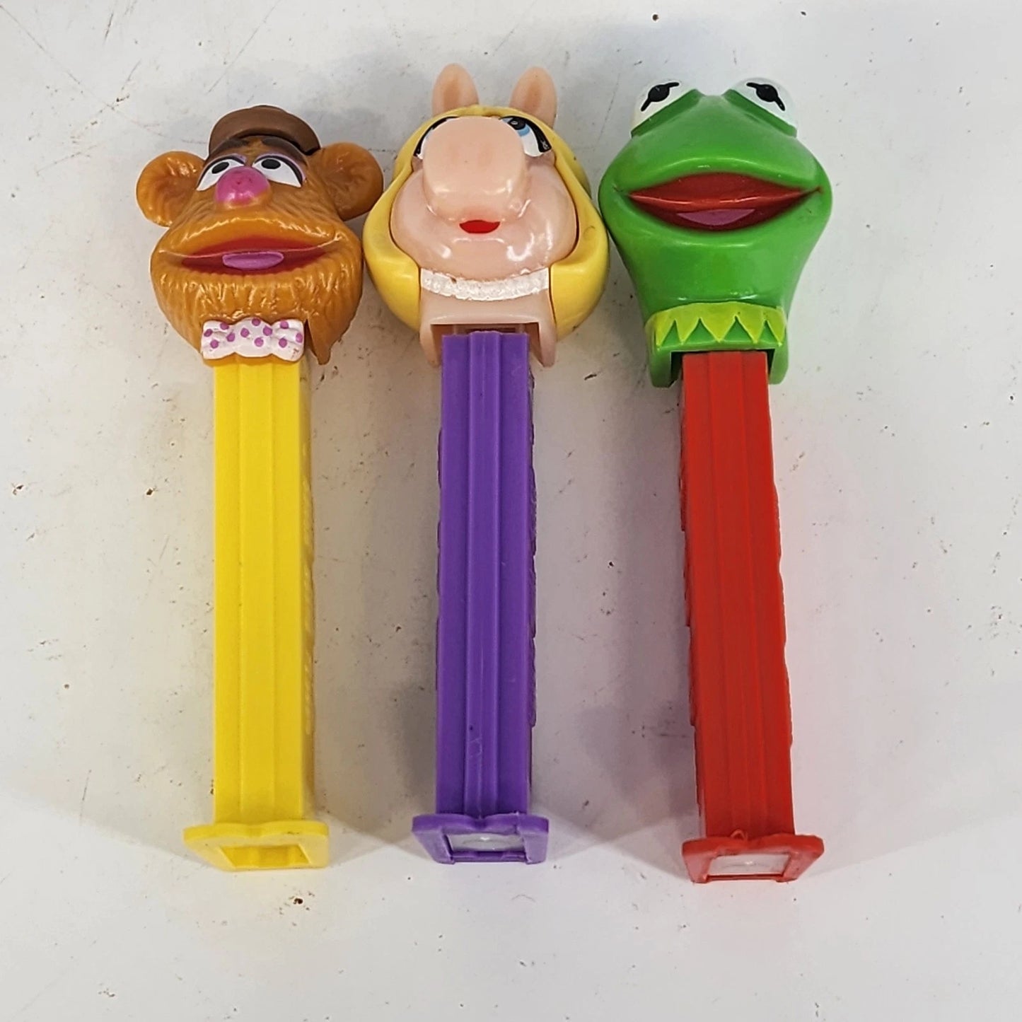 Vintage 1991 PEZ Muppet Show Dispenser Set Kermit Gonzo Piggy