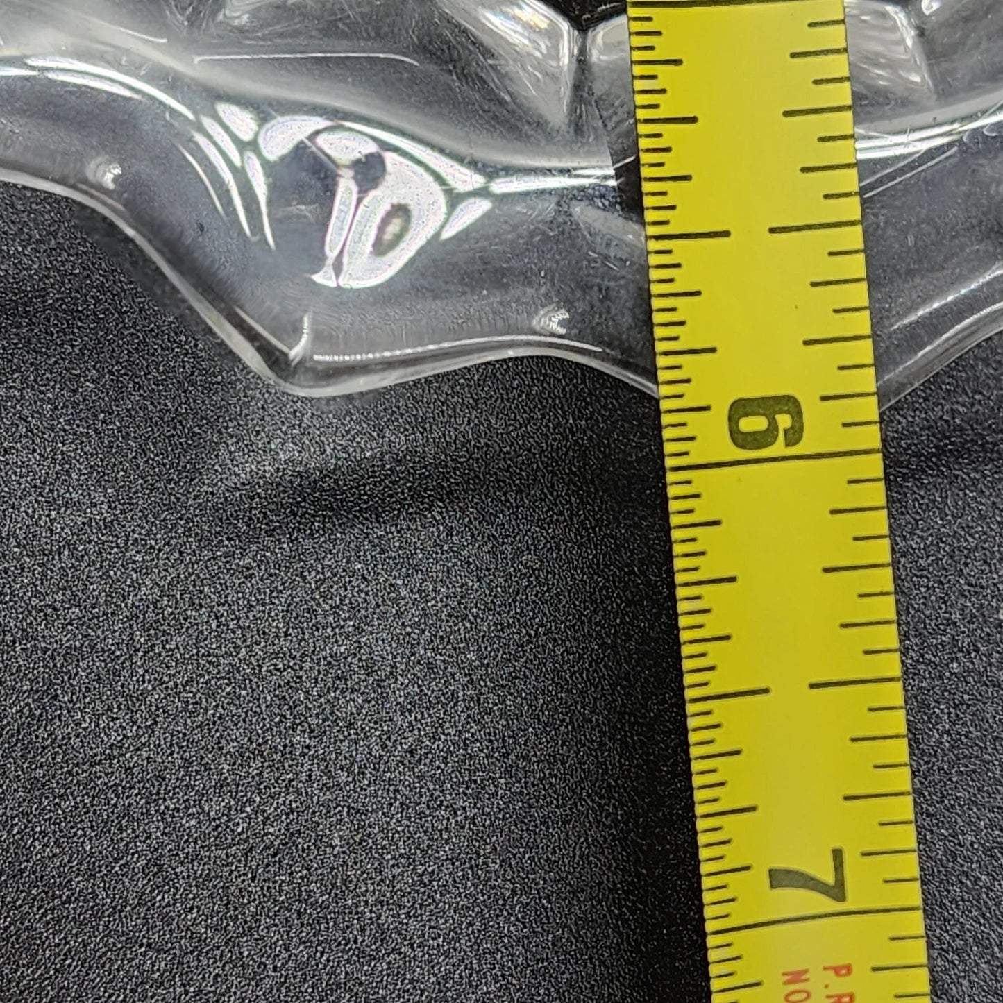 4 Fostoria Bread Butter Plates American Clear 6" Cubist Design Pressed Glass Vtg