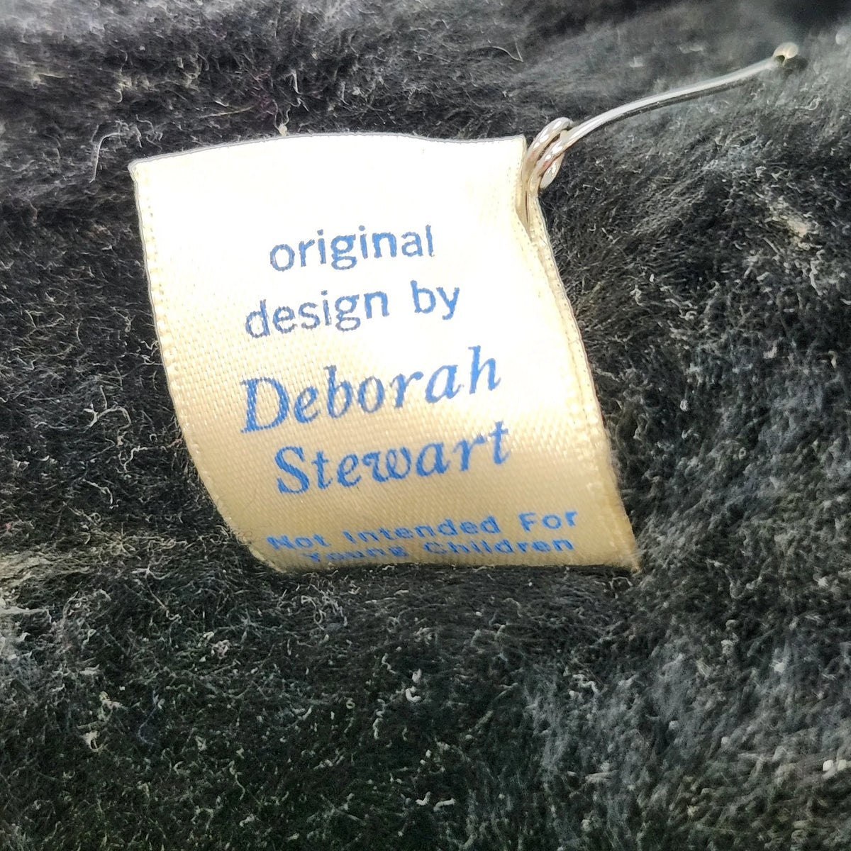 Stewart Studios Deborah Stewart Snuffles Black Artist Teddy Bear 8" w Tag