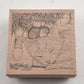 Stampa Rosa Kitty Snuggle & Mudpie Wonder & Lighting the Way Rubber Stamps Vtg