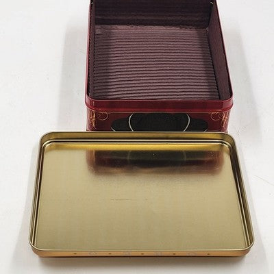 Oreo Cookie Tin 8"x6" 1994 Christmas Unlock The Magic Grandfather Remembers