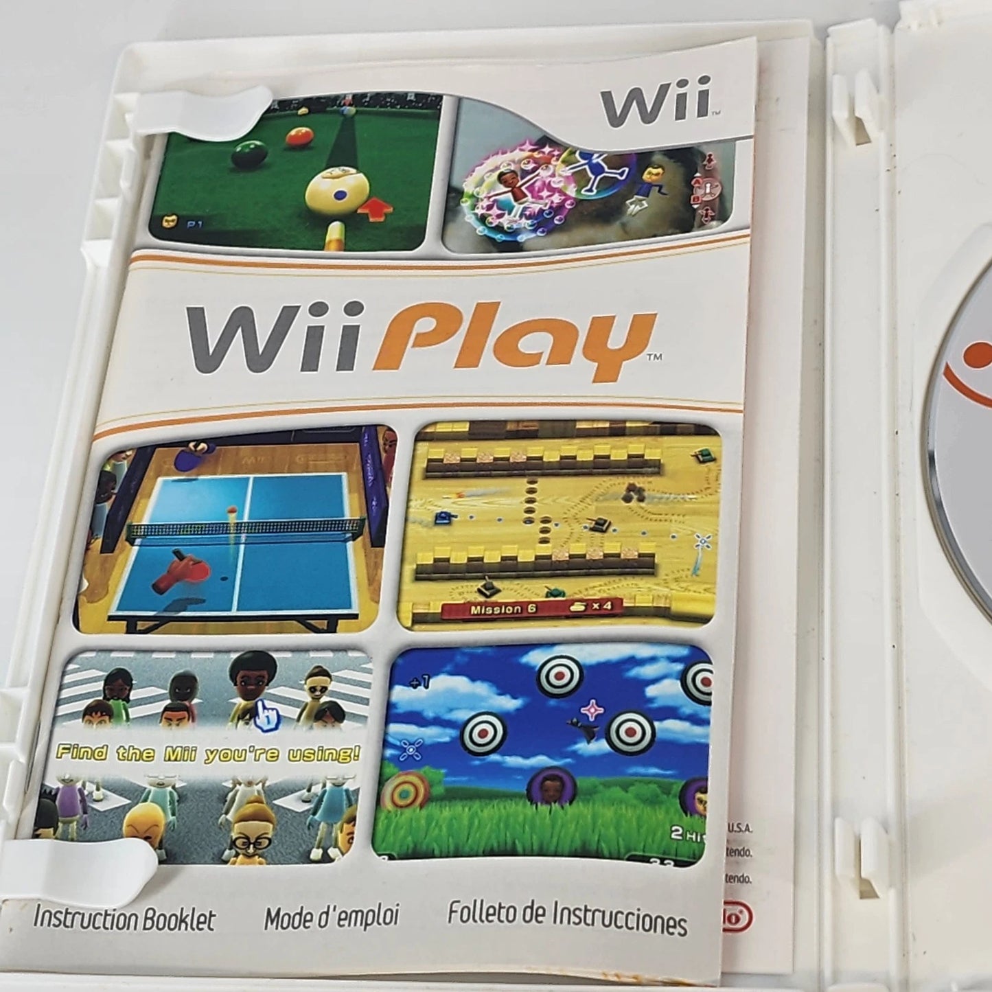Wii Play Nintendo Wii Game Complete CIB Motion Mini Games
