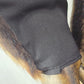 Racoon Fur Coat Small Lined Thigh Length Cape Sleeve Tie Close Hand Made No Tags