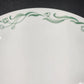 3 Corelle Emily Dinner Plates 10.25" Green Swirl Pattern Corning Ware USA