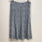 Andrea Gayle Blue White 2 Piece Skirt Suit Set Plus Size 20