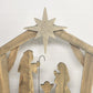 Hobby Lobby Wood Nativity Silhouette Rustic Christmas Decor 24x21