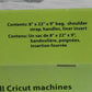 Cricut Expandable Shoulder Bag Black Storage Carry Case