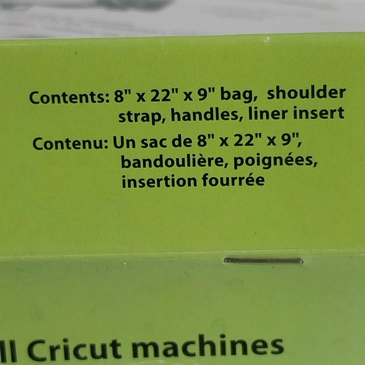 Cricut Expandable Shoulder Bag Black Storage Carry Case