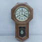 D&A Regulator Westminster Chime Wall Clock Octagon Face 8 Day Movement Oak Case