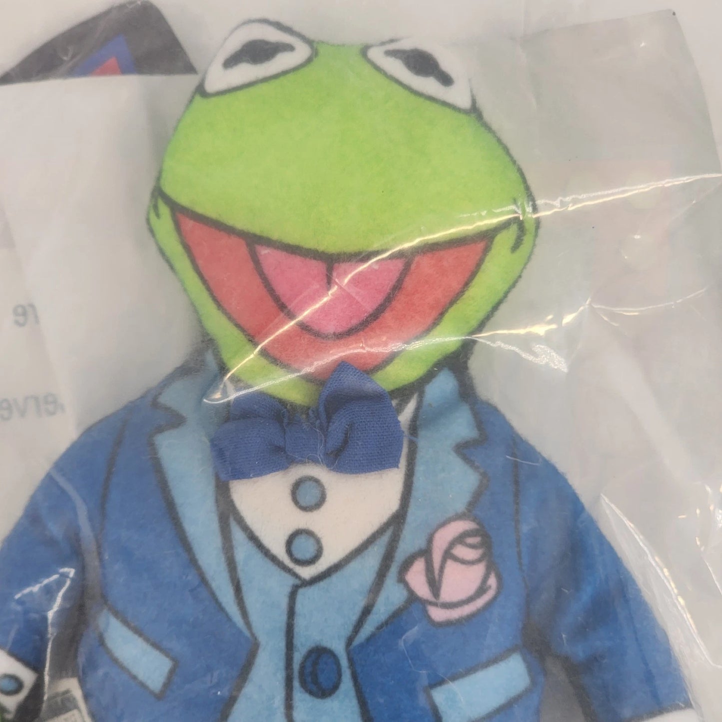 Muppets Plush Set 4pc Kermit Miss Piggy Fozzie Blockbuster Promo NOS Vintage
