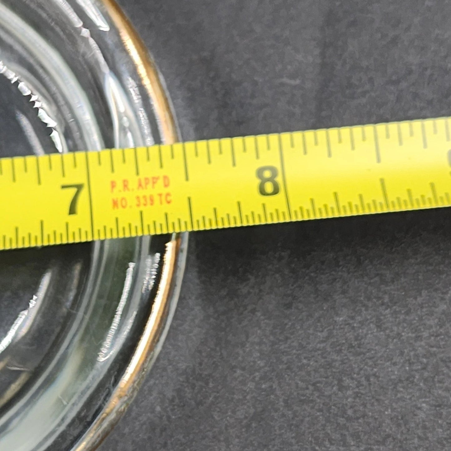 Autumn Leaf Glass Covered Butter Dish 1/4 Lb Hall's Superior Jewel Tea MCM Vtg