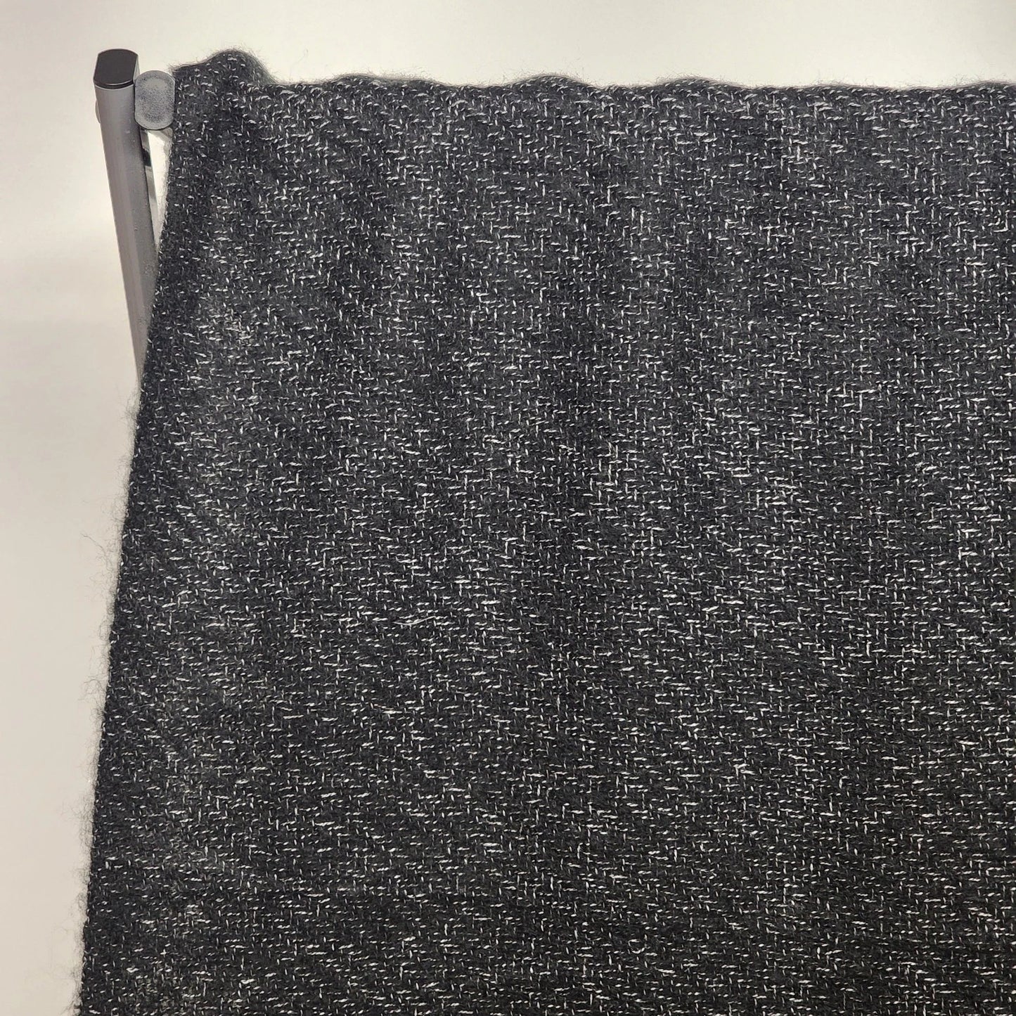 Galeries Lafayette Paris Large Scarf Shawl Black White Oversized Wrap France Vtg