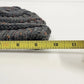 C C Cozy Confetti Beanie Dark Grey Knit Winter Hat Multi-Color Fleck One Size