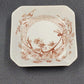 Antique Ridgways Pottery Trinket Dish – 4" Brown Transferware – Dee-Side, Stoke-on-Trent, England – Circa 1885–1890