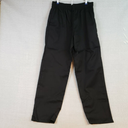 Black Chef Baggy Pants 2XL Unisex C15 Fame Fabrics Elastic Waist Pockets 81124