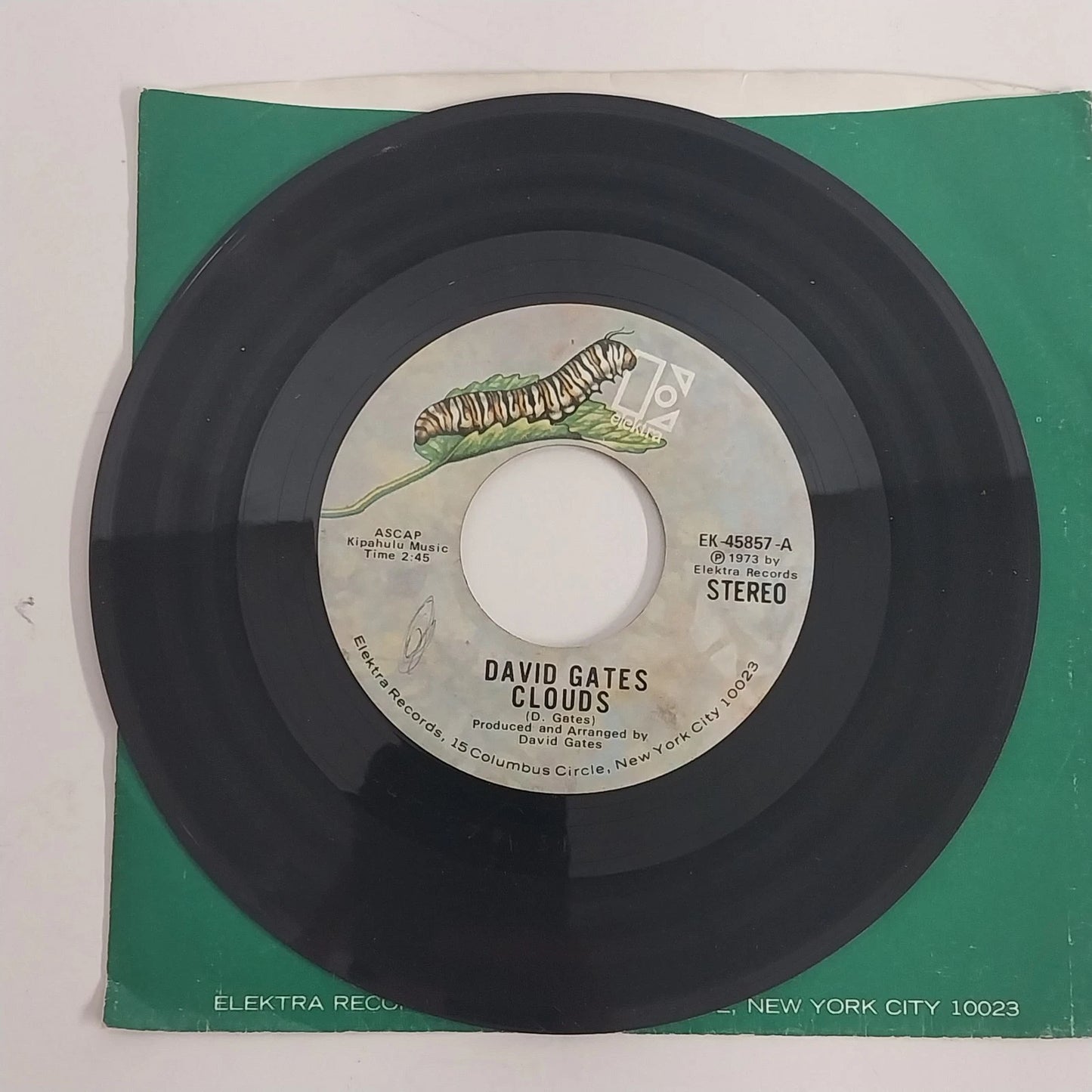 David Gates 45 RPM 7" Vinyl Lot 3 Elektra Pop Rock Singles 1970s Goodbye Girl