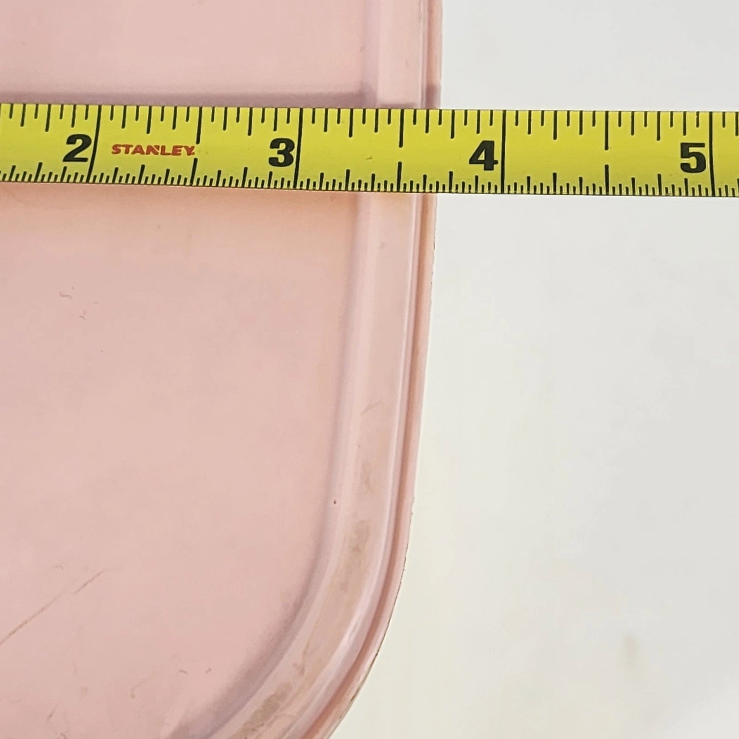 Tupperware 1614-2 Modular Mates Storage Container 9" w Pink Lid 1616-6 Vintage