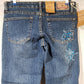 Richcow Womens Western Skinny Dark Denim Jeans Size 5 NWT