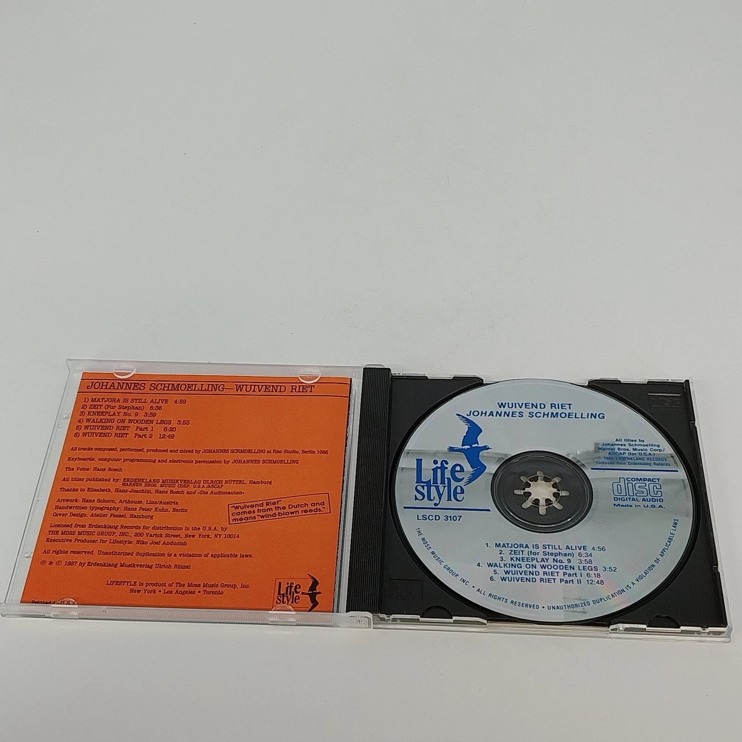 Johannes Schmoelling Wuivend Riet CD Electronic Ambient Lifestyle Vintage