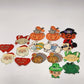 Holiday Decoration Hangers and Banners Large Lot of 16 Vintage with Wall Magnets
